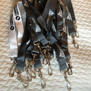 Gray lanyards 21 count